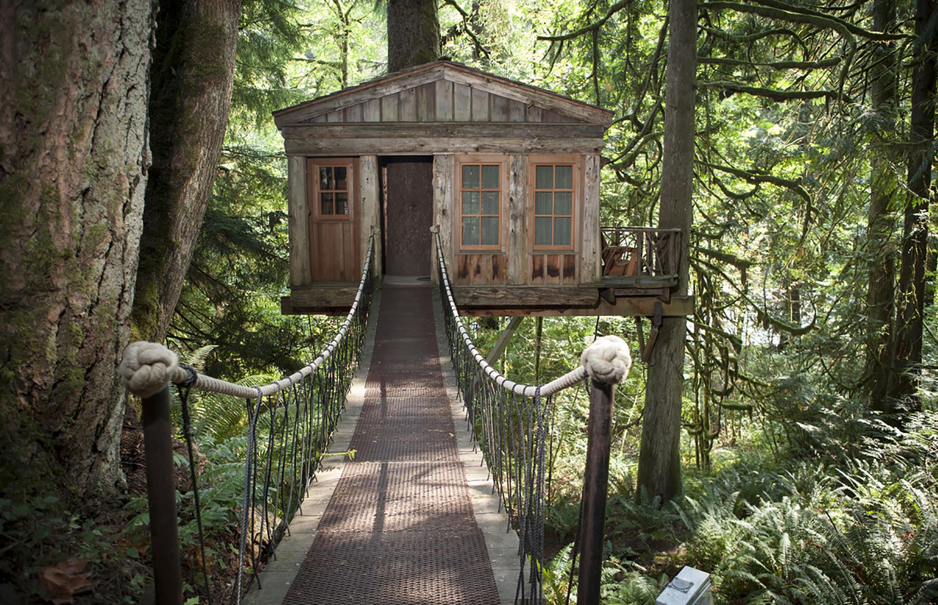 Treehouse Point, Washington state, USA